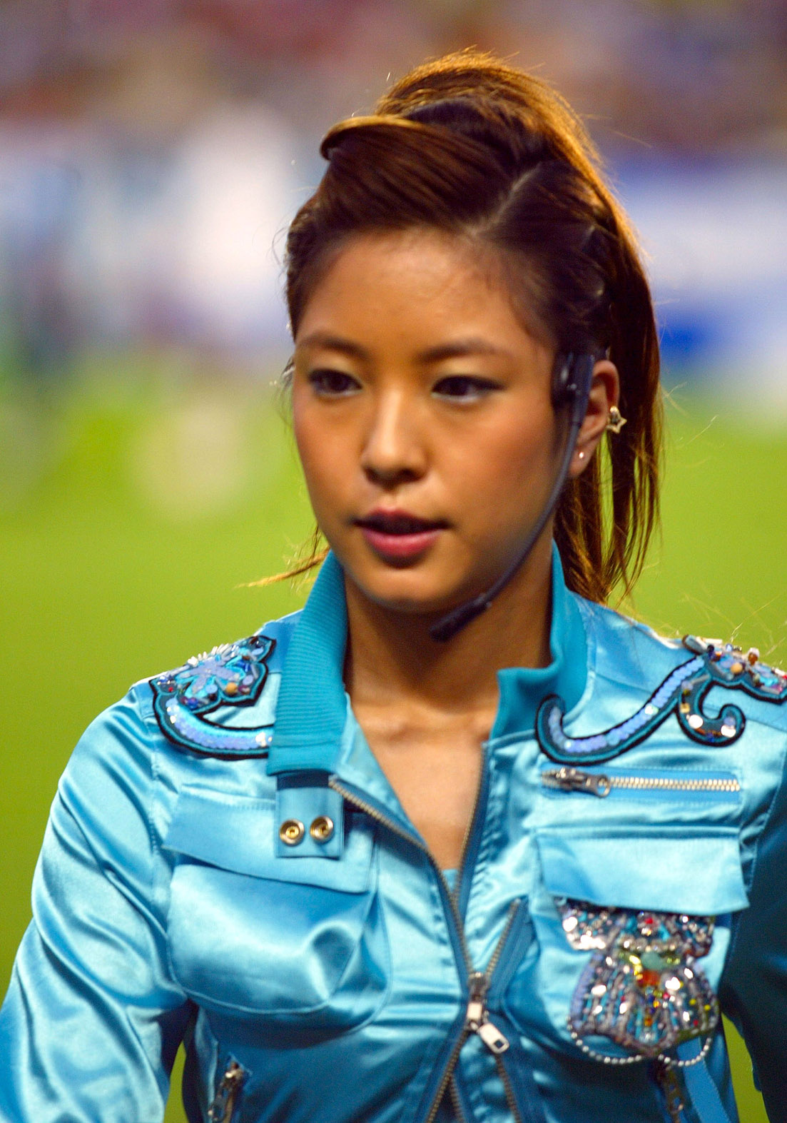 BoA Performs During the Friendly - Samsung Bluewings vs FC Barcelona - July 29, 2004